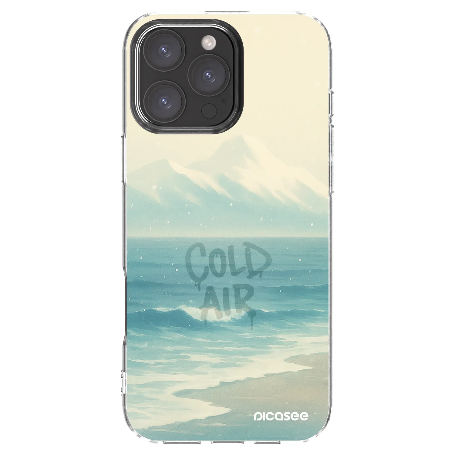 Picasee διαφανής θήκη σιλικόνης Apple iPhone 16 Pro Max - COLD AIR