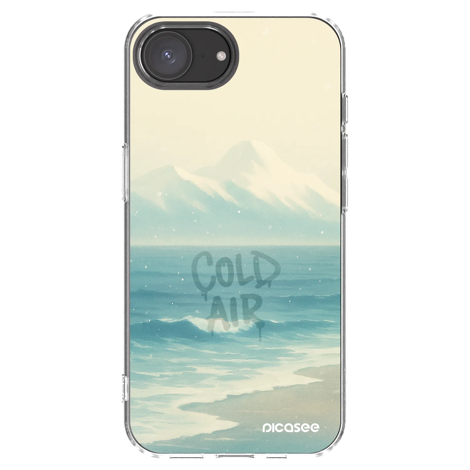 Picasee διαφανής θήκη σιλικόνης Apple iPhone 16e - COLD AIR