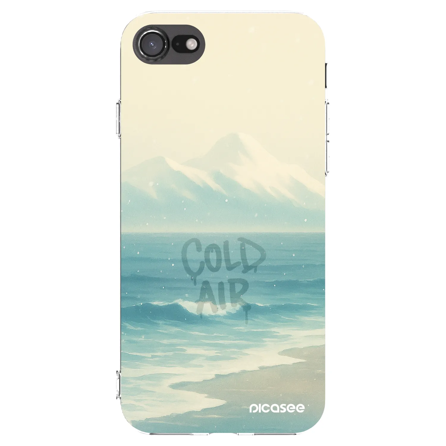 Picasee διαφανής θήκη σιλικόνης Apple iPhone 7 - COLD AIR