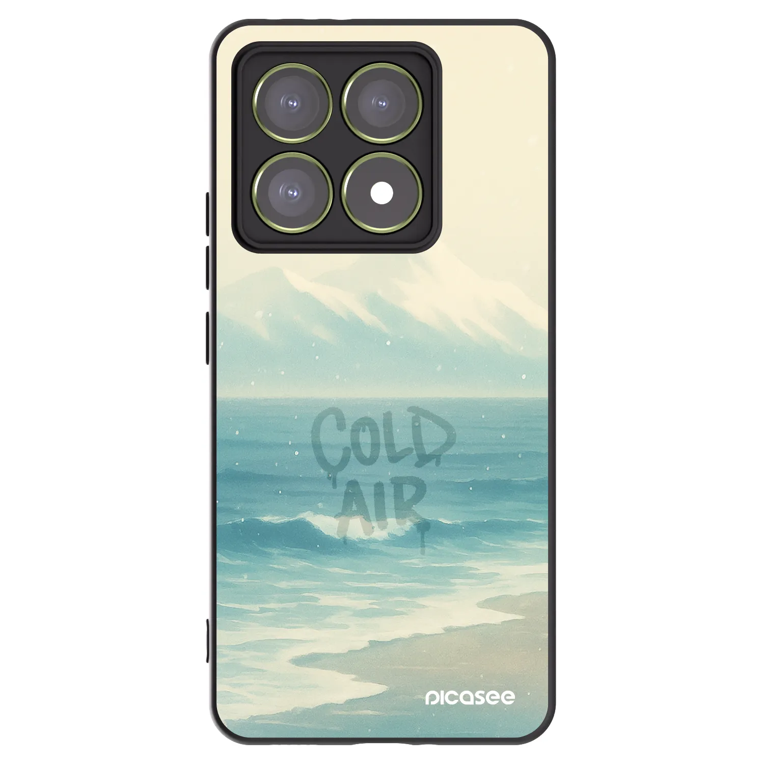 Picasee Μαύρη θήκη σιλικόνης για Xiaomi 14T - COLD AIR