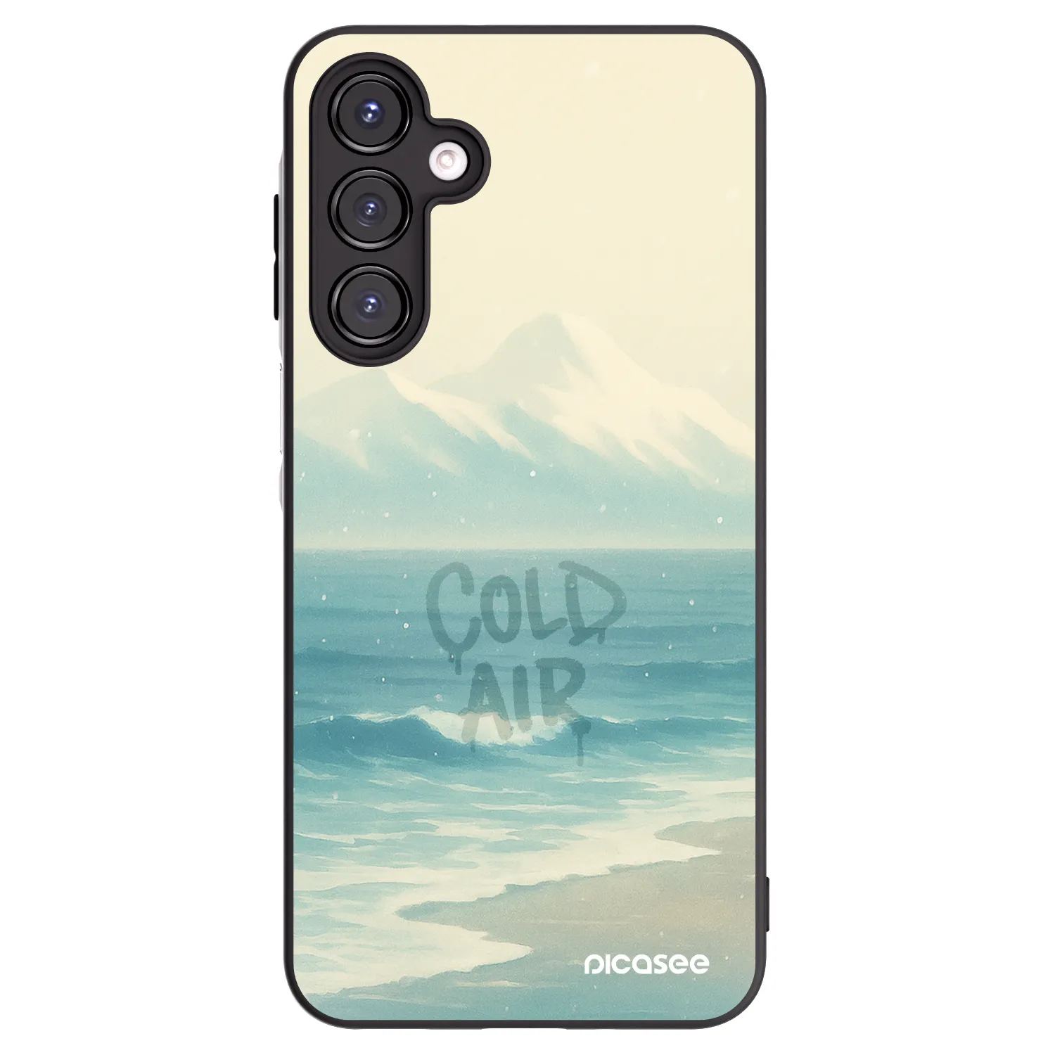 Picasee Μαύρη θήκη σιλικόνης για Samsung Galaxy A16 5G - COLD AIR