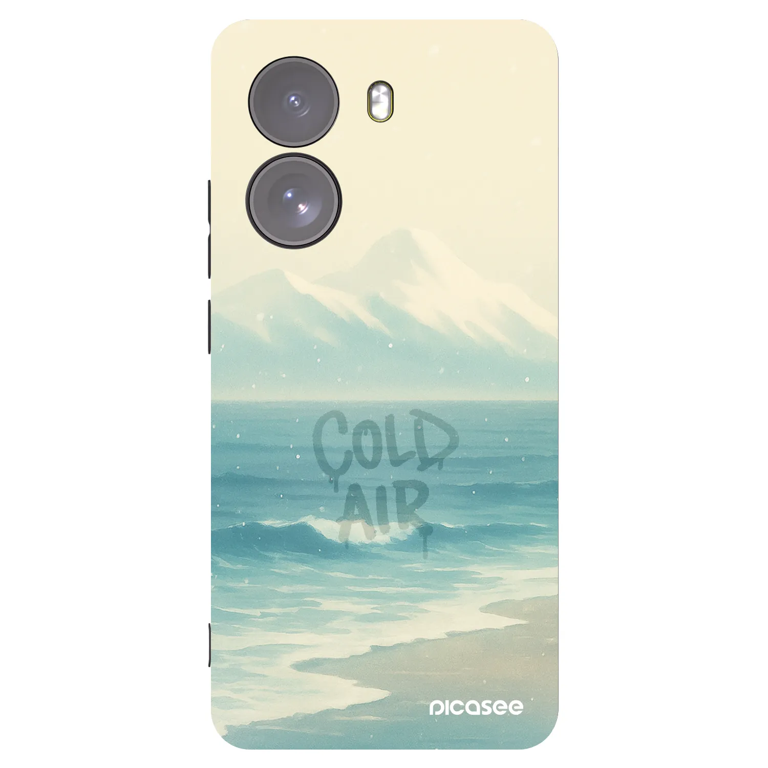 Picasee Μαύρη θήκη σιλικόνης για Xiaomi Poco X7 - COLD AIR