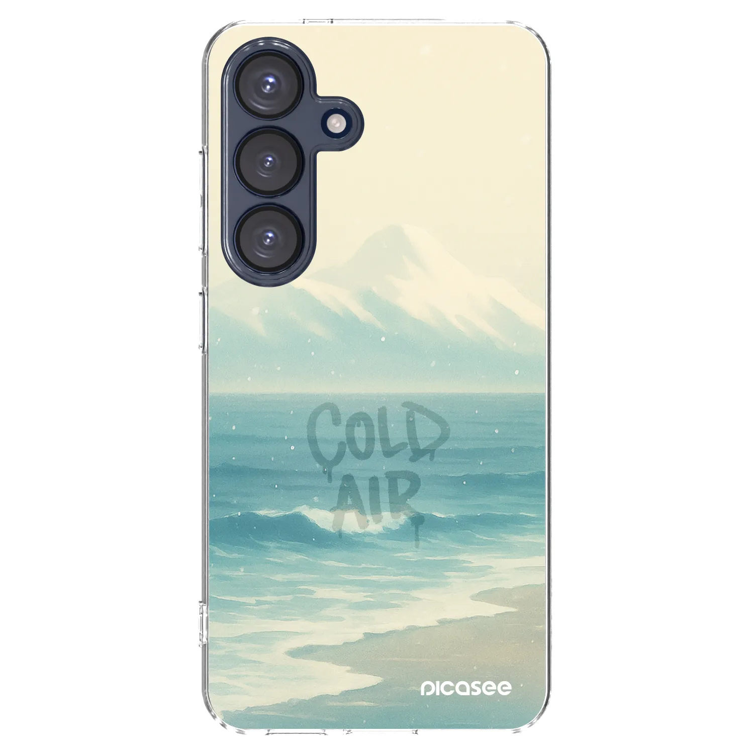 Picasee διαφανής θήκη σιλικόνης Samsung Galaxy S25 5G - COLD AIR