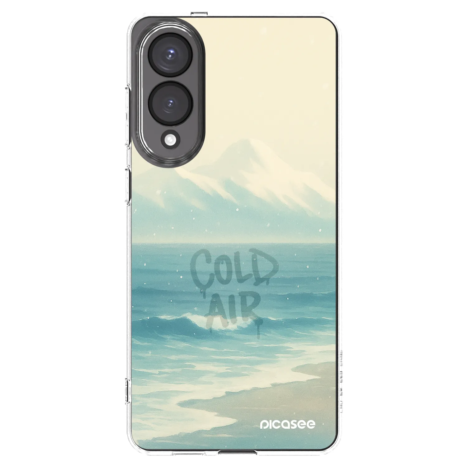 Picasee διαφανής θήκη σιλικόνης Samsung Galaxy S25 Edge 5G - COLD AIR