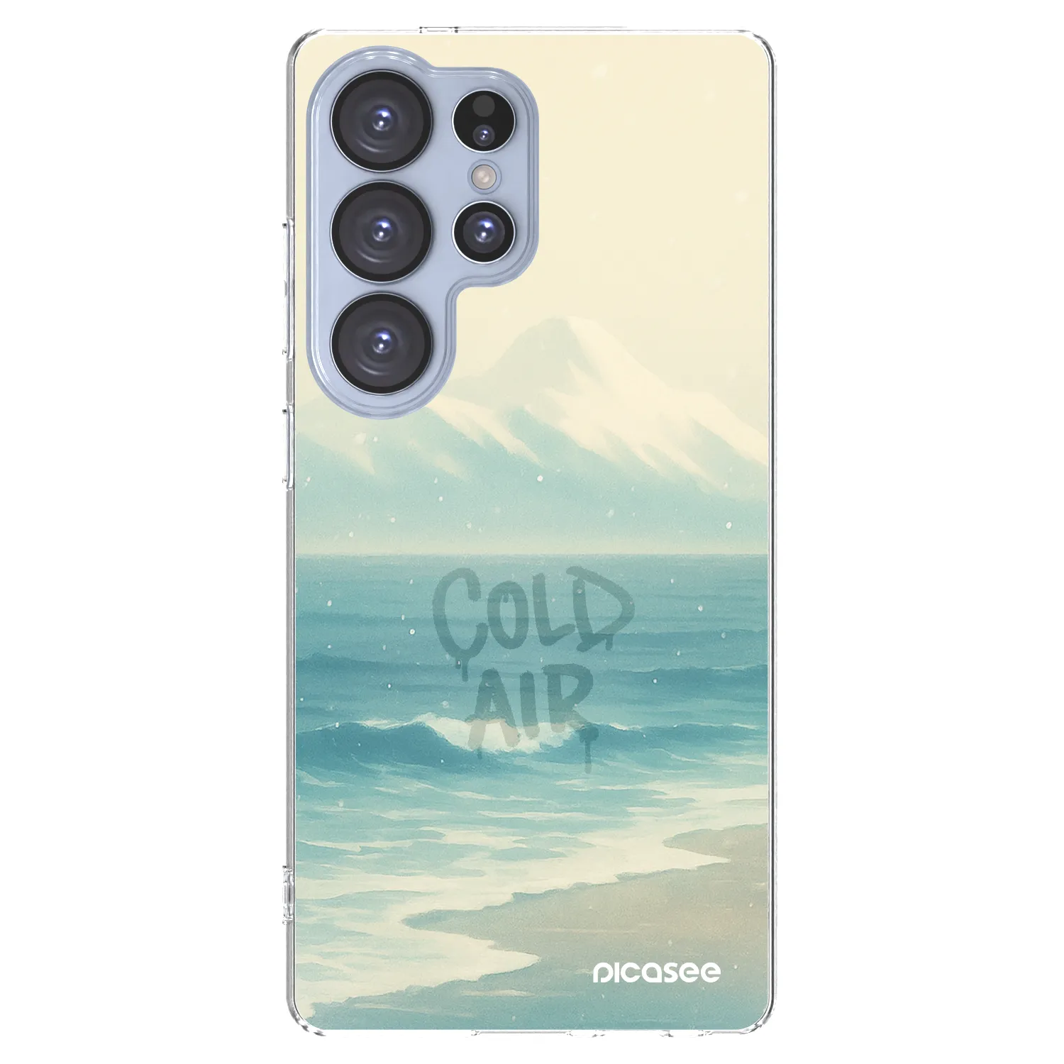 Picasee διαφανής θήκη σιλικόνης Samsung Galaxy S25 Ultra 5G - COLD AIR