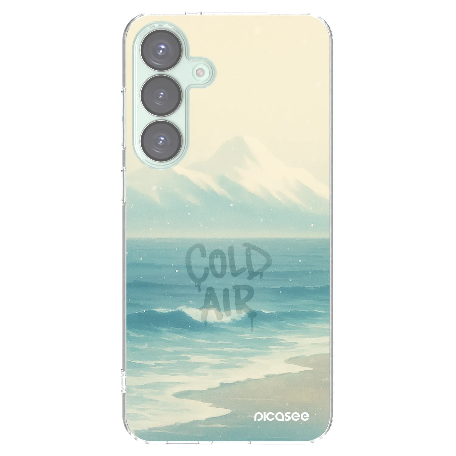 Picasee διαφανής θήκη σιλικόνης Samsung Galaxy S25+ 5G - COLD AIR
