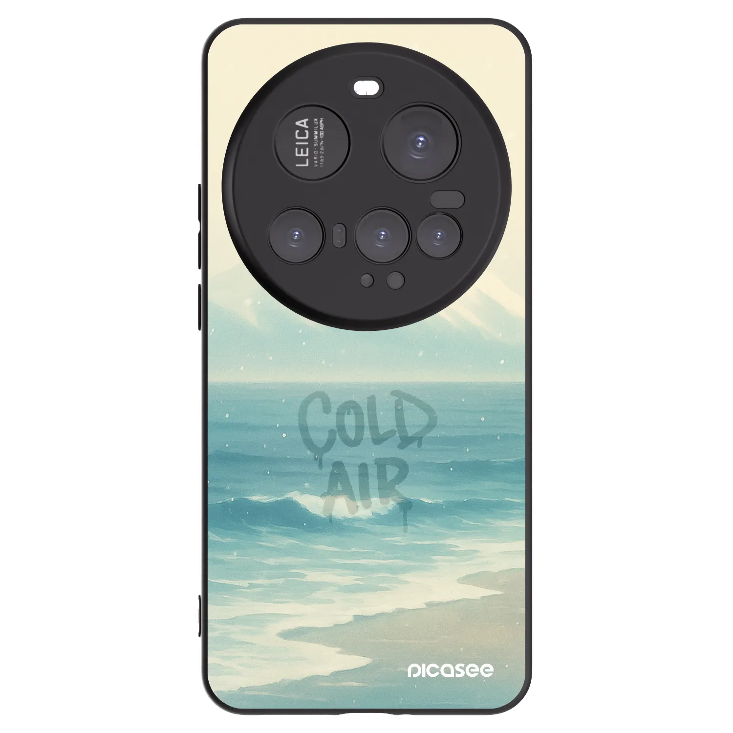 Picasee Μαύρη θήκη σιλικόνης για Xiaomi 15 Ultra - COLD AIR
