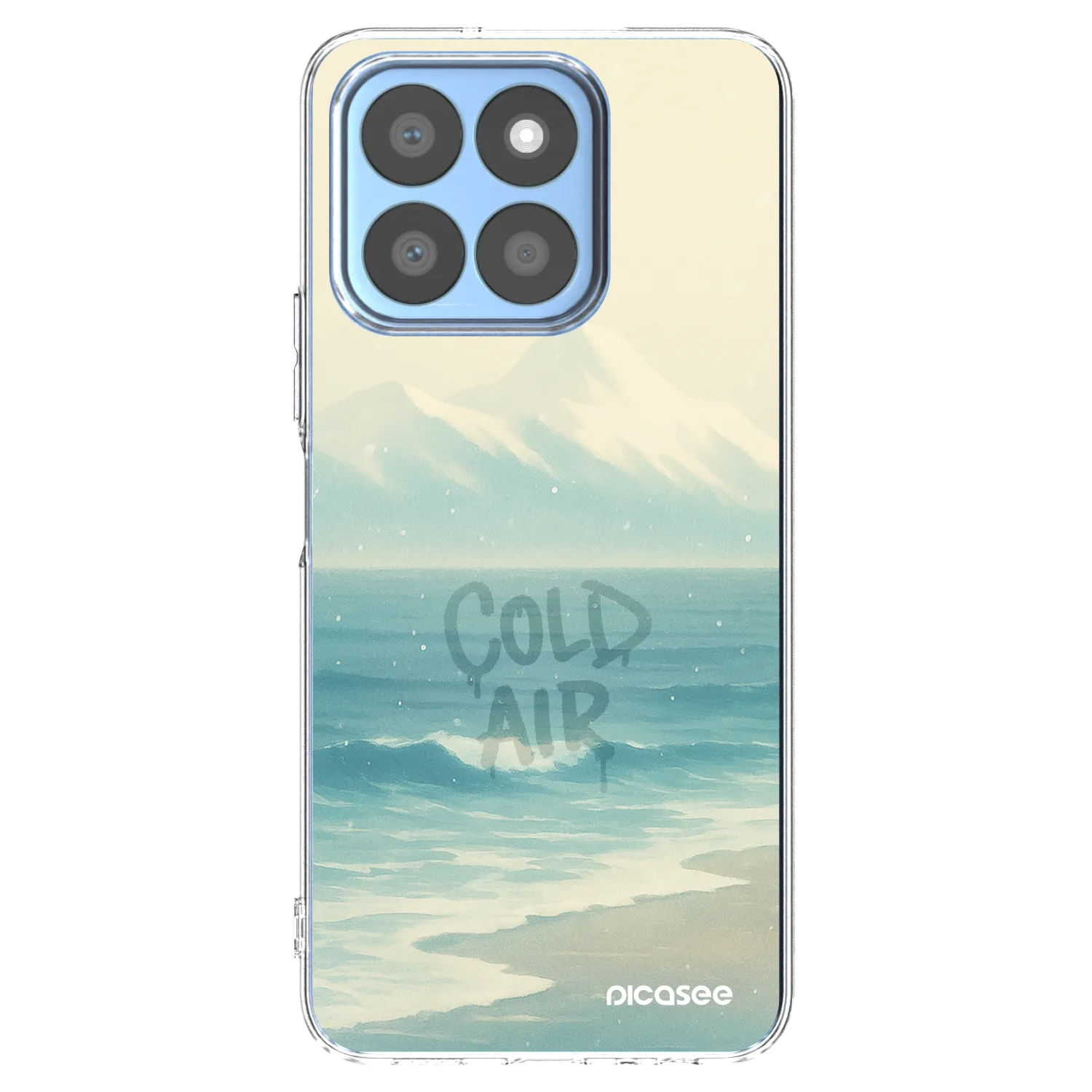 Picasee διαφανής θήκη σιλικόνης Honor X8c - COLD AIR