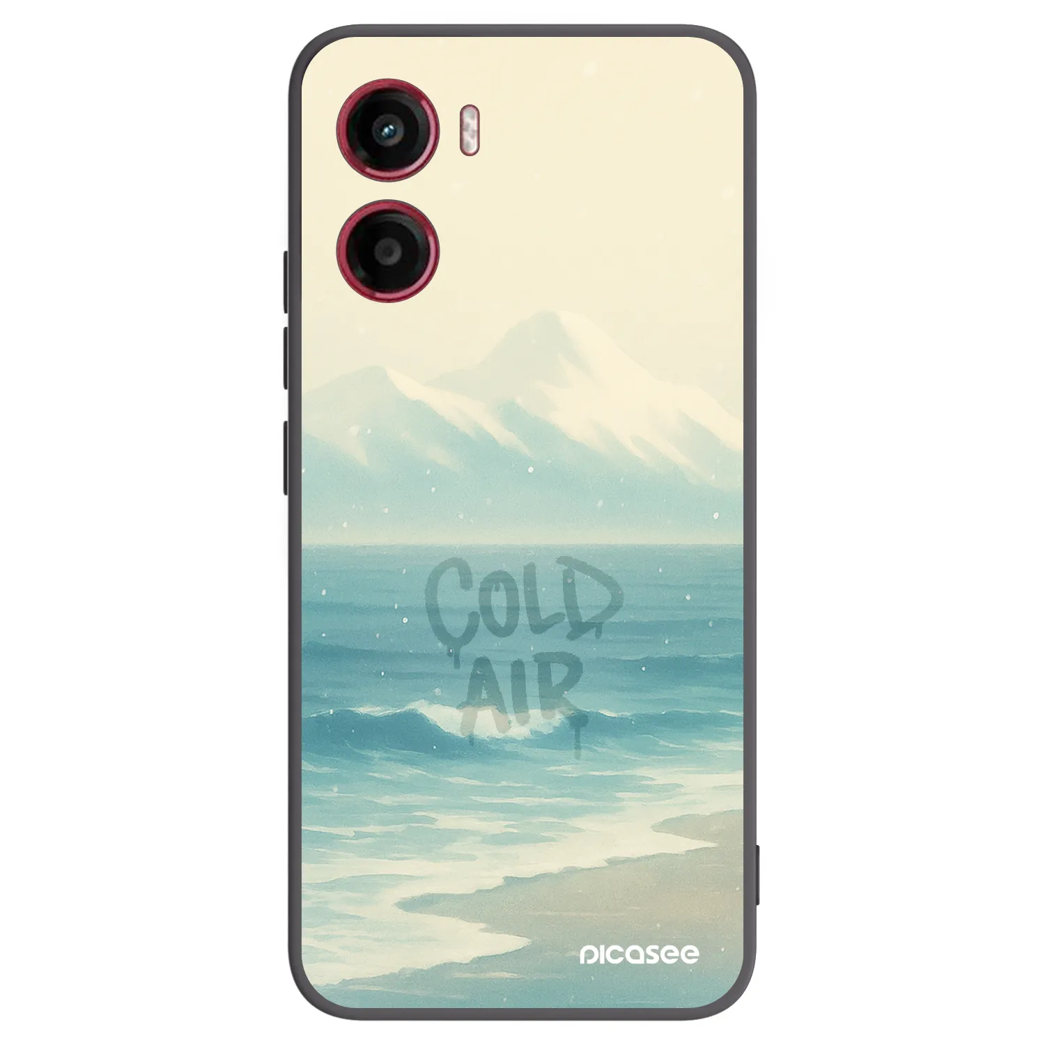 Picasee Μαύρη θήκη σιλικόνης για Motorola Moto G05 - COLD AIR