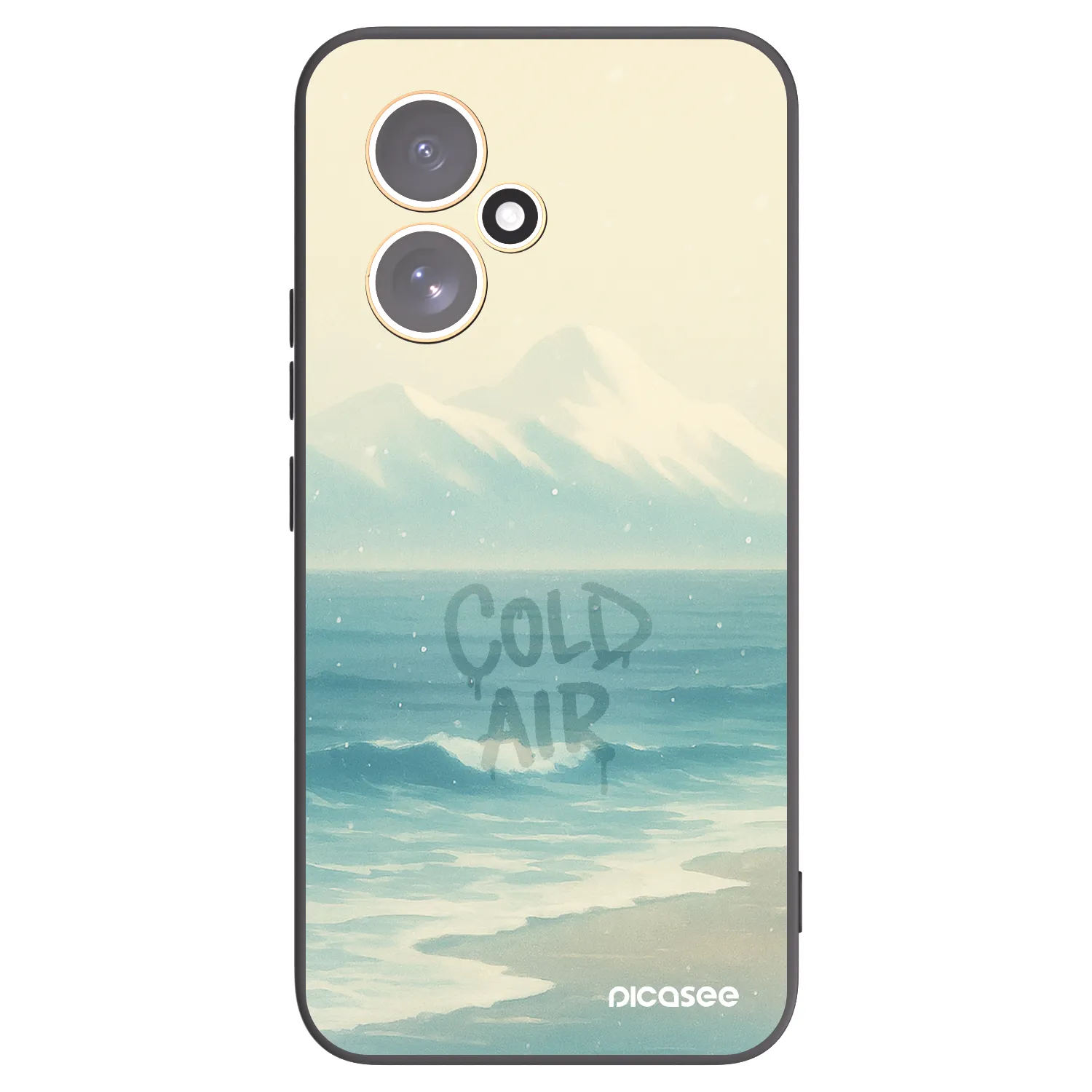 Picasee Μαύρη θήκη σιλικόνης για Honor 400 5G - COLD AIR