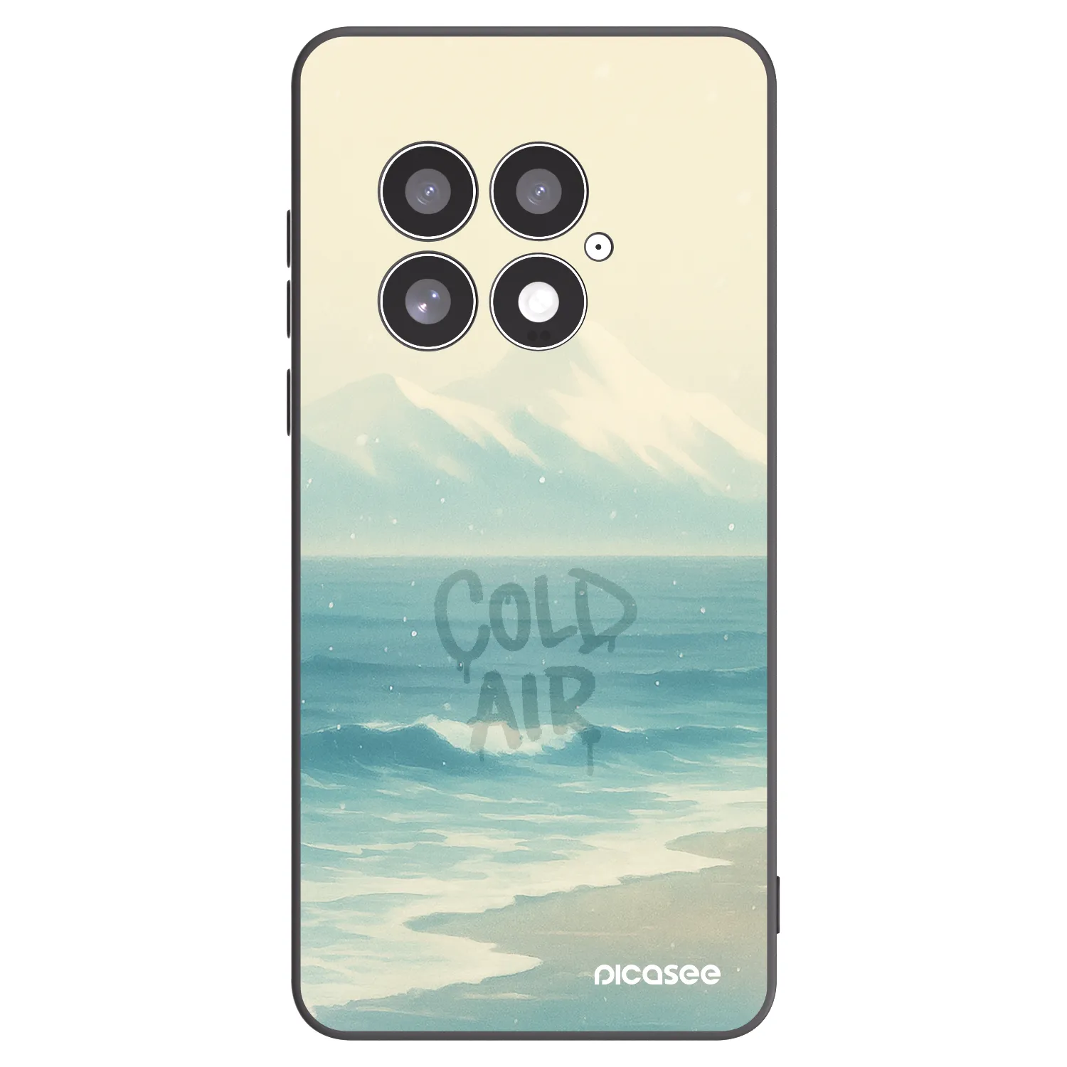 Picasee Μαύρη θήκη σιλικόνης για OnePlus 13 5G - COLD AIR