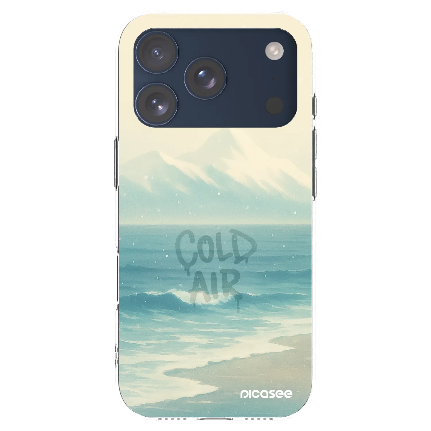 Picasee διαφανής θήκη σιλικόνης Apple iPhone 17 Pro - COLD AIR