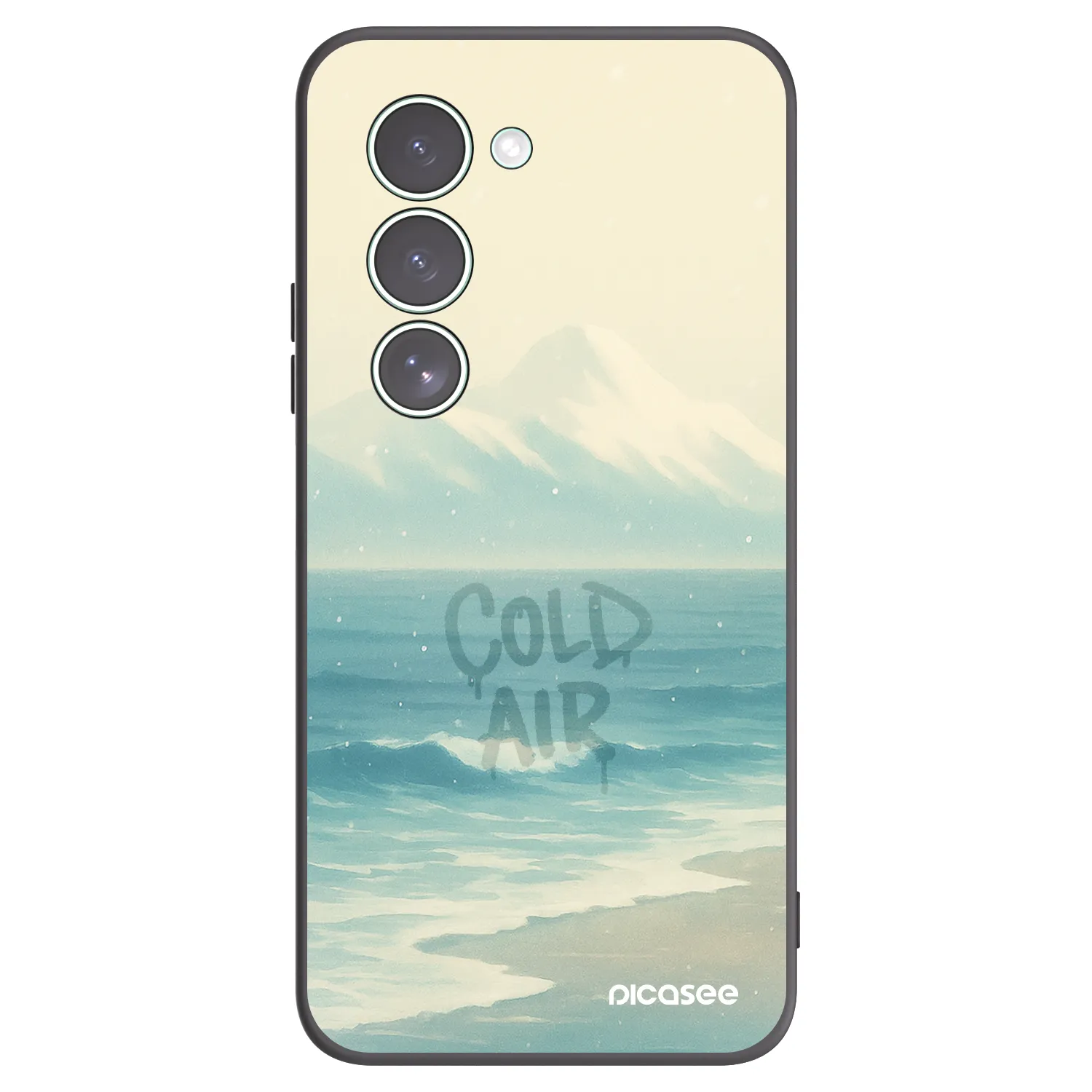 Picasee Μαύρη θήκη σιλικόνης για Xiaomi Redmi 15 5G - COLD AIR