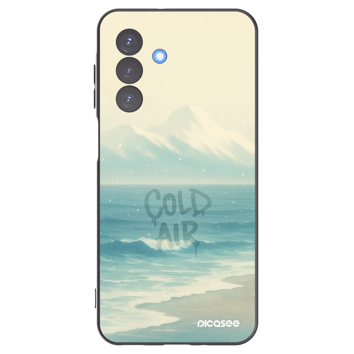 Picasee Μαύρη θήκη σιλικόνης για Samsung Galaxy A17 5G - COLD AIR