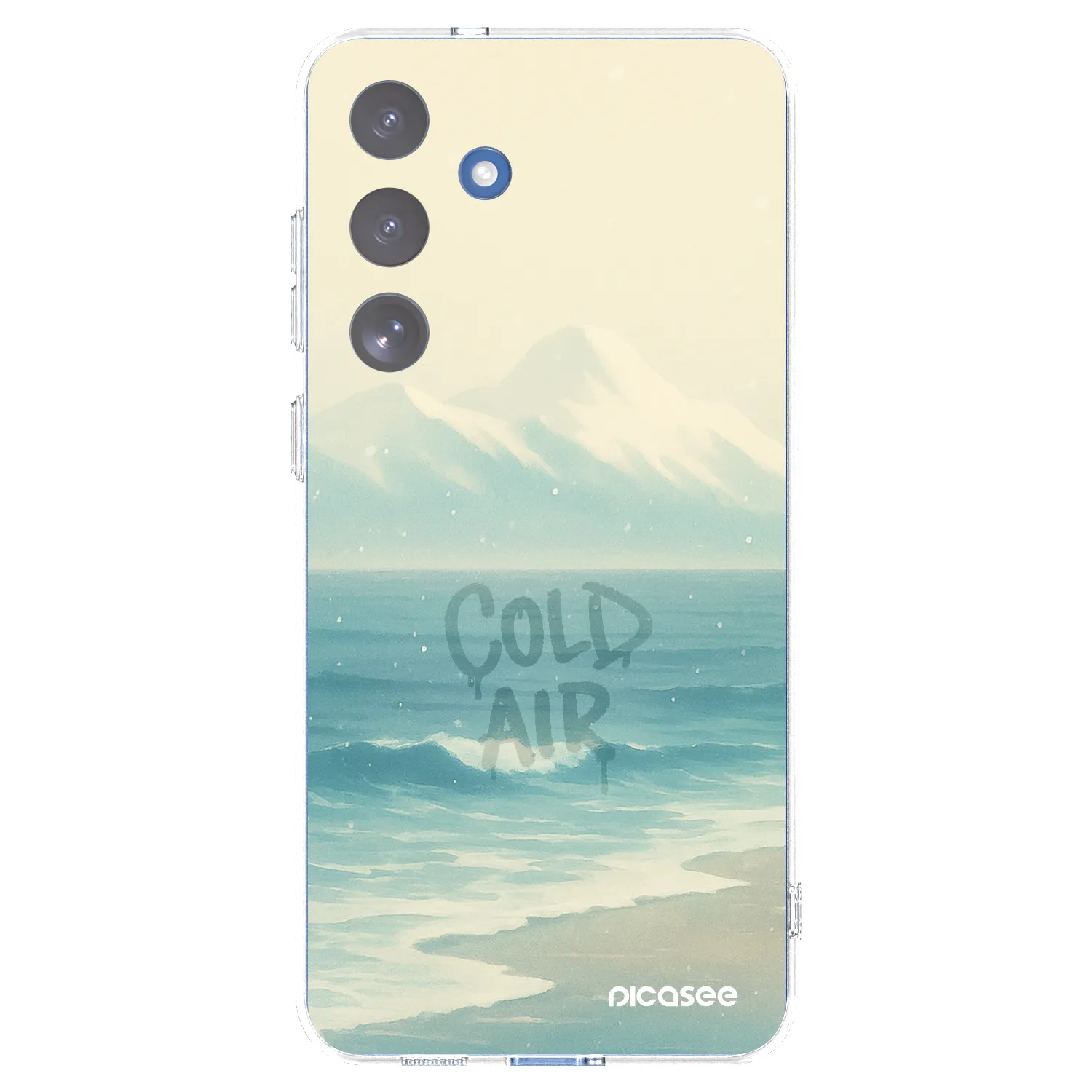 Picasee διαφανής θήκη σιλικόνης Samsung Galaxy S25 FE 5G - COLD AIR