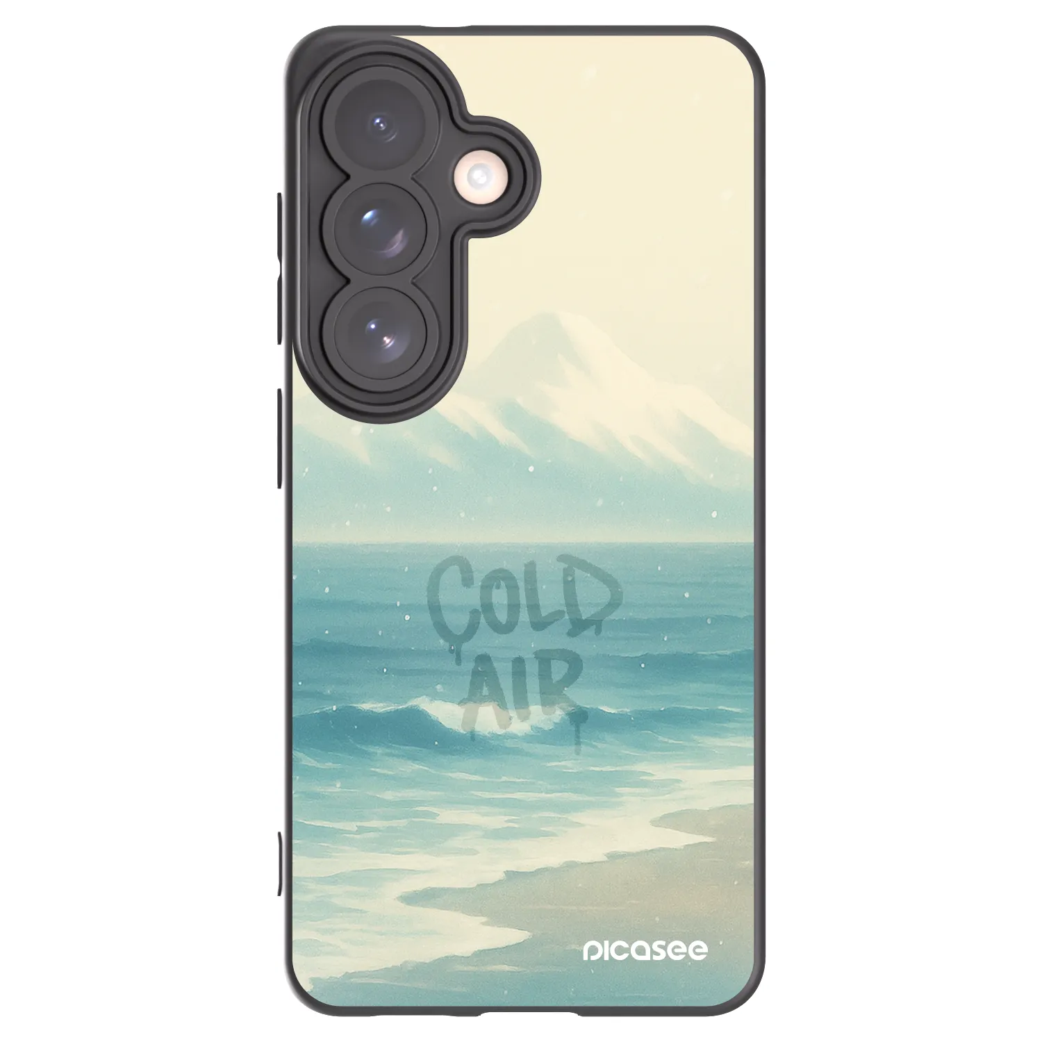 Picasee Μαύρη θήκη σιλικόνης για Samsung Galaxy S26 - COLD AIR