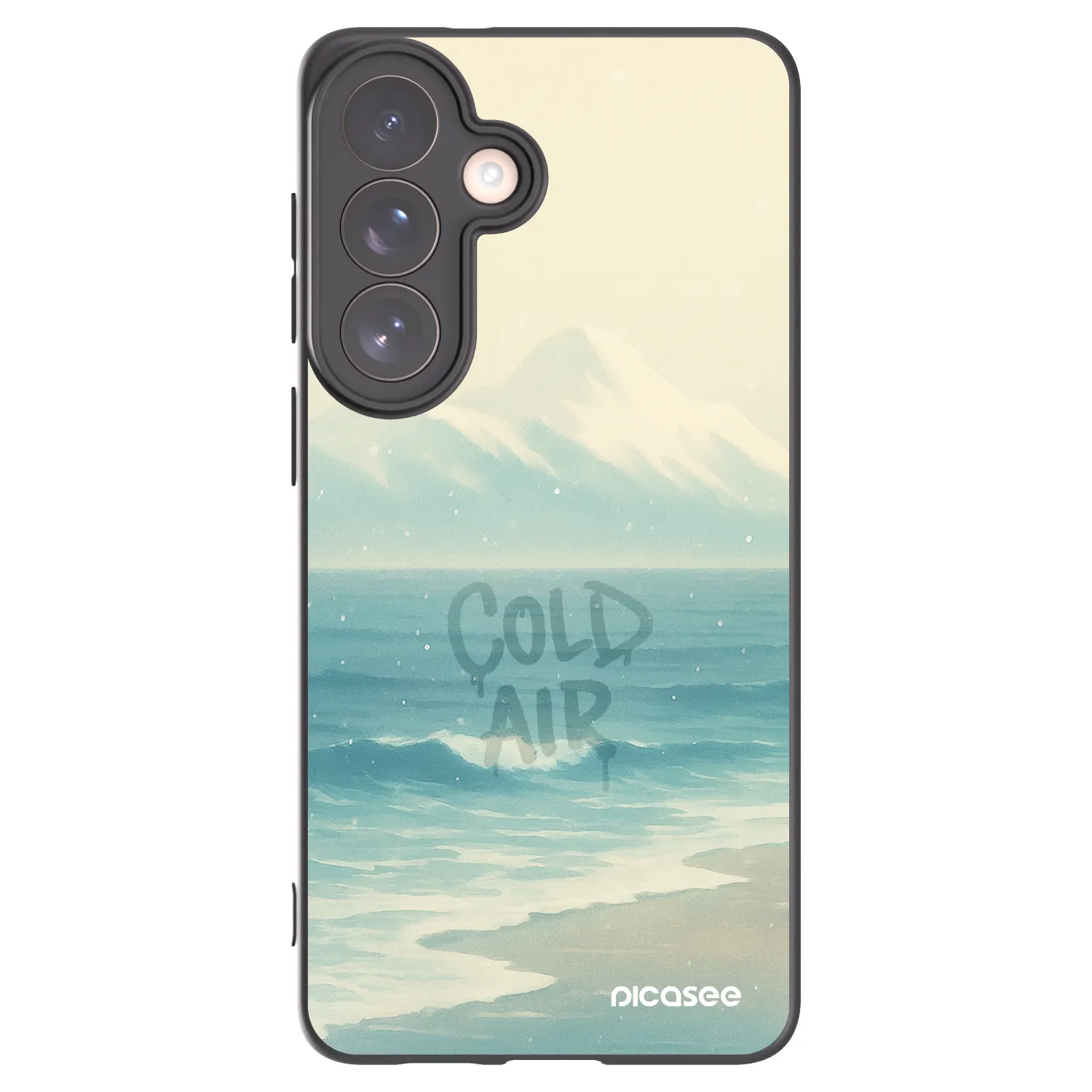 Picasee Μαύρη θήκη σιλικόνης για Samsung Galaxy S26+ - COLD AIR