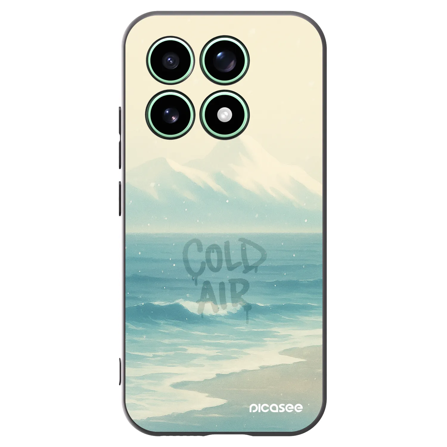 Picasee Μαύρη θήκη σιλικόνης για Xiaomi 17 - COLD AIR
