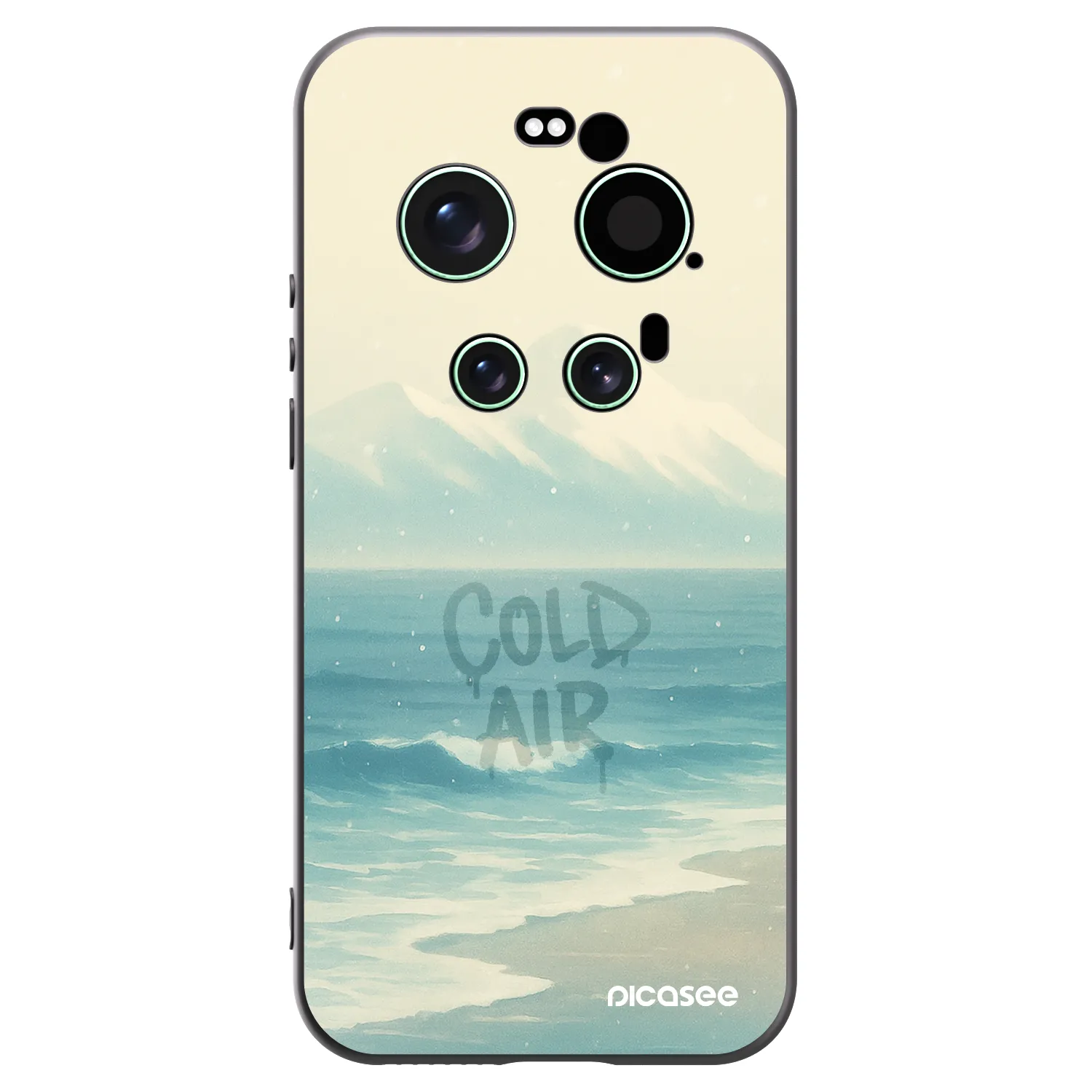 Picasee Μαύρη θήκη σιλικόνης για Xiaomi 17 Ultra - COLD AIR