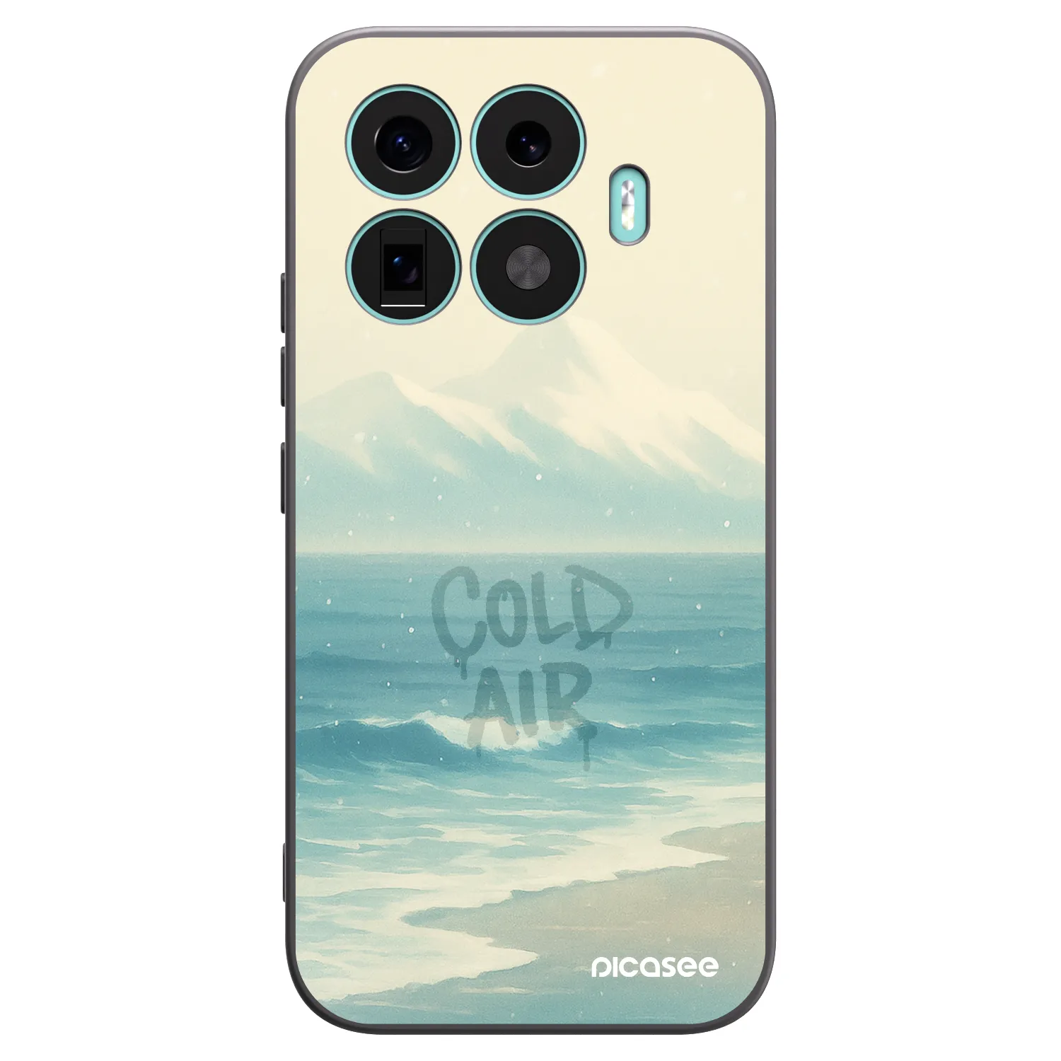 Picasee Μαύρη θήκη σιλικόνης για Xiaomi 17T - COLD AIR