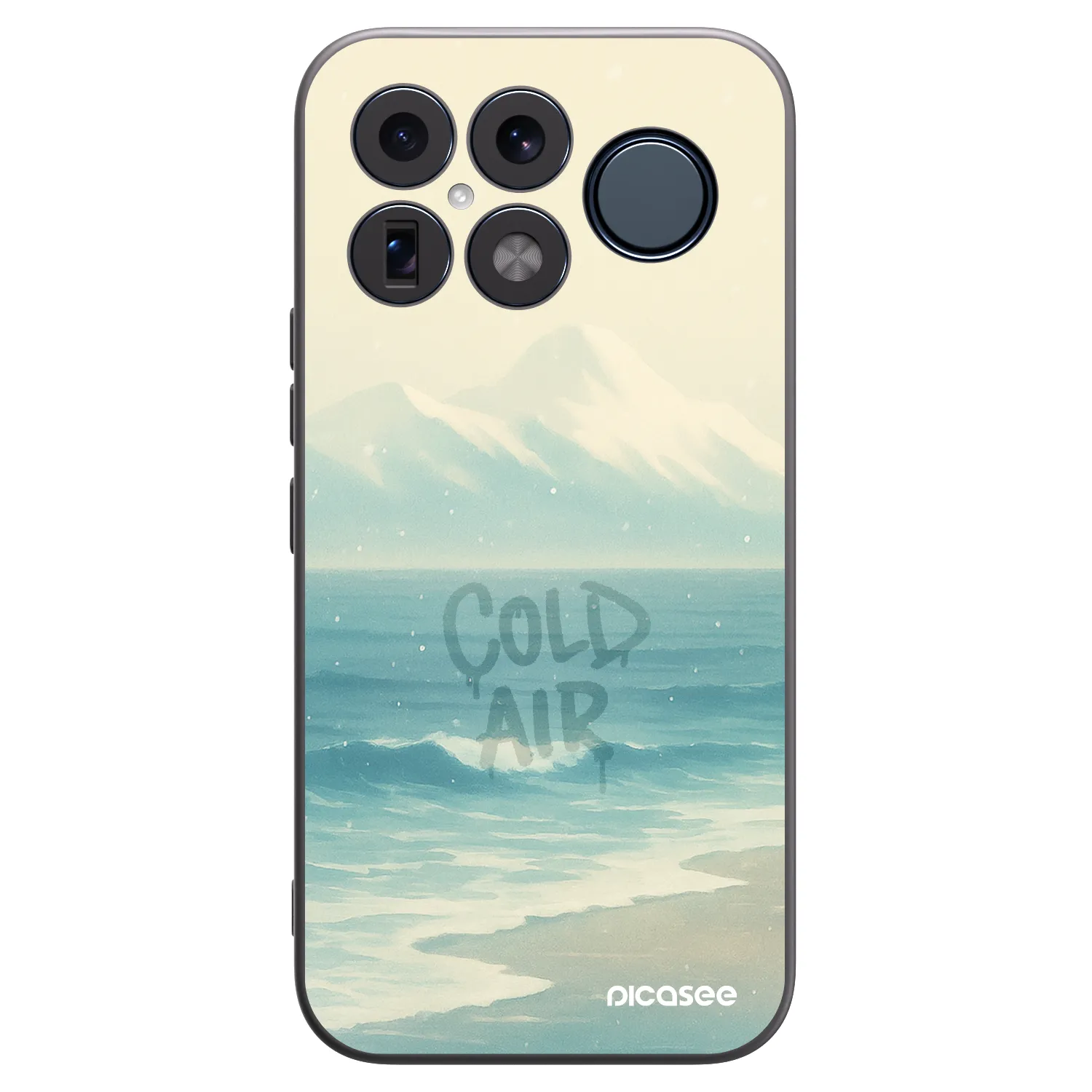 Picasee Μαύρη θήκη σιλικόνης για Xiaomi Poco F8 Ultra - COLD AIR