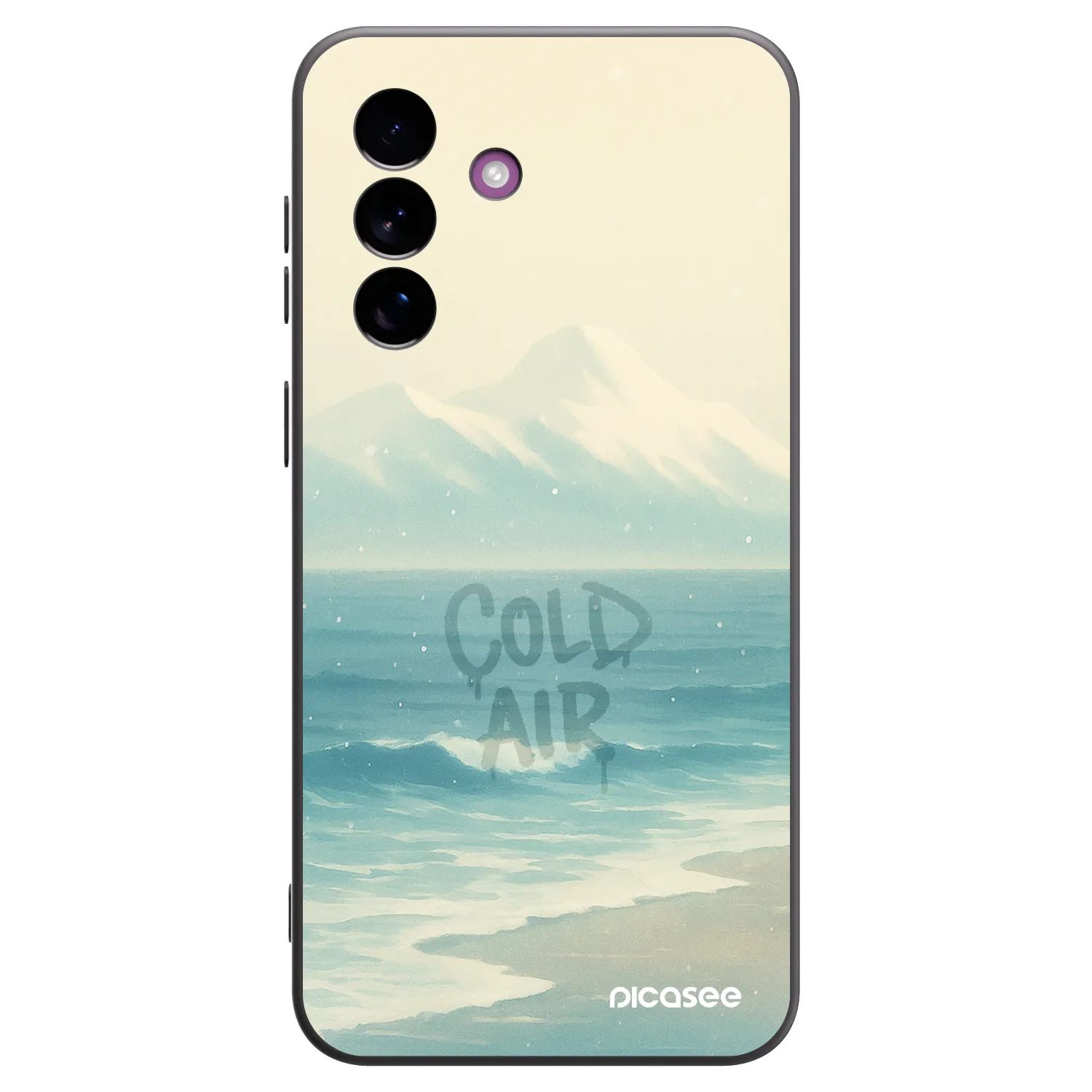 Picasee Μαύρη θήκη σιλικόνης για Samsung Galaxy A37 - COLD AIR