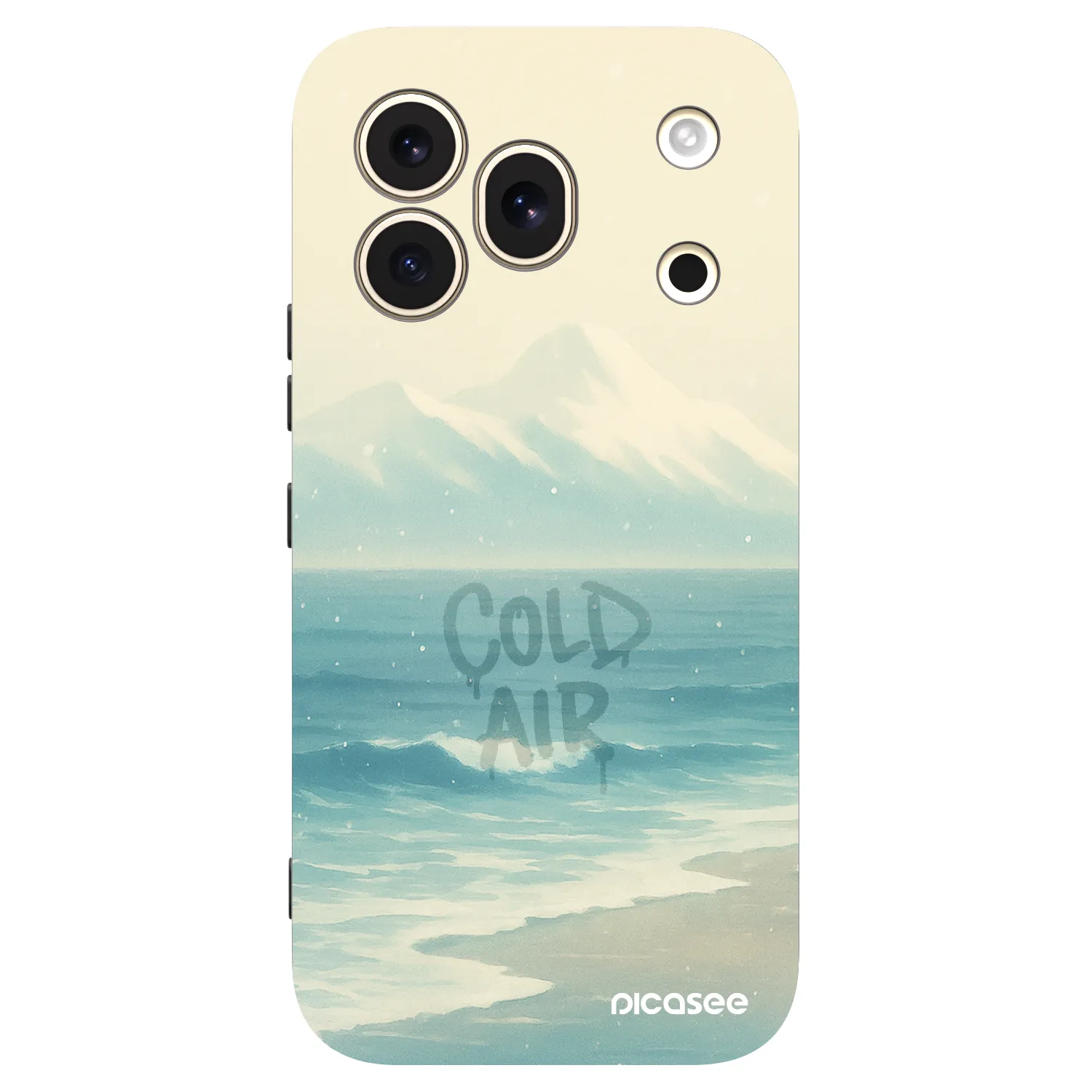 Picasee Μαύρη θήκη σιλικόνης για Honor 600 Pro - COLD AIR