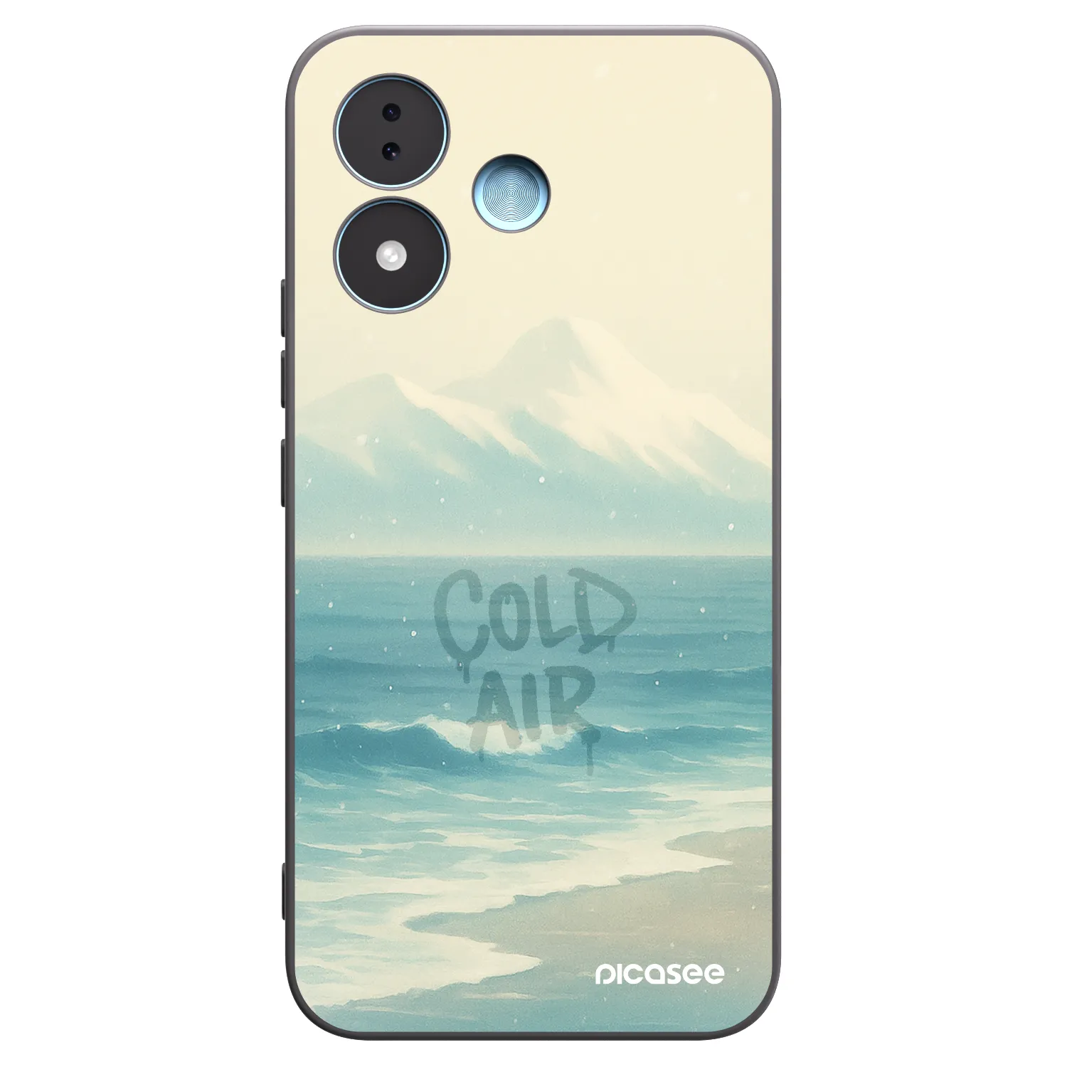 Picasee Μαύρη θήκη σιλικόνης για Xiaomi Redmi Note 17 5G - COLD AIR