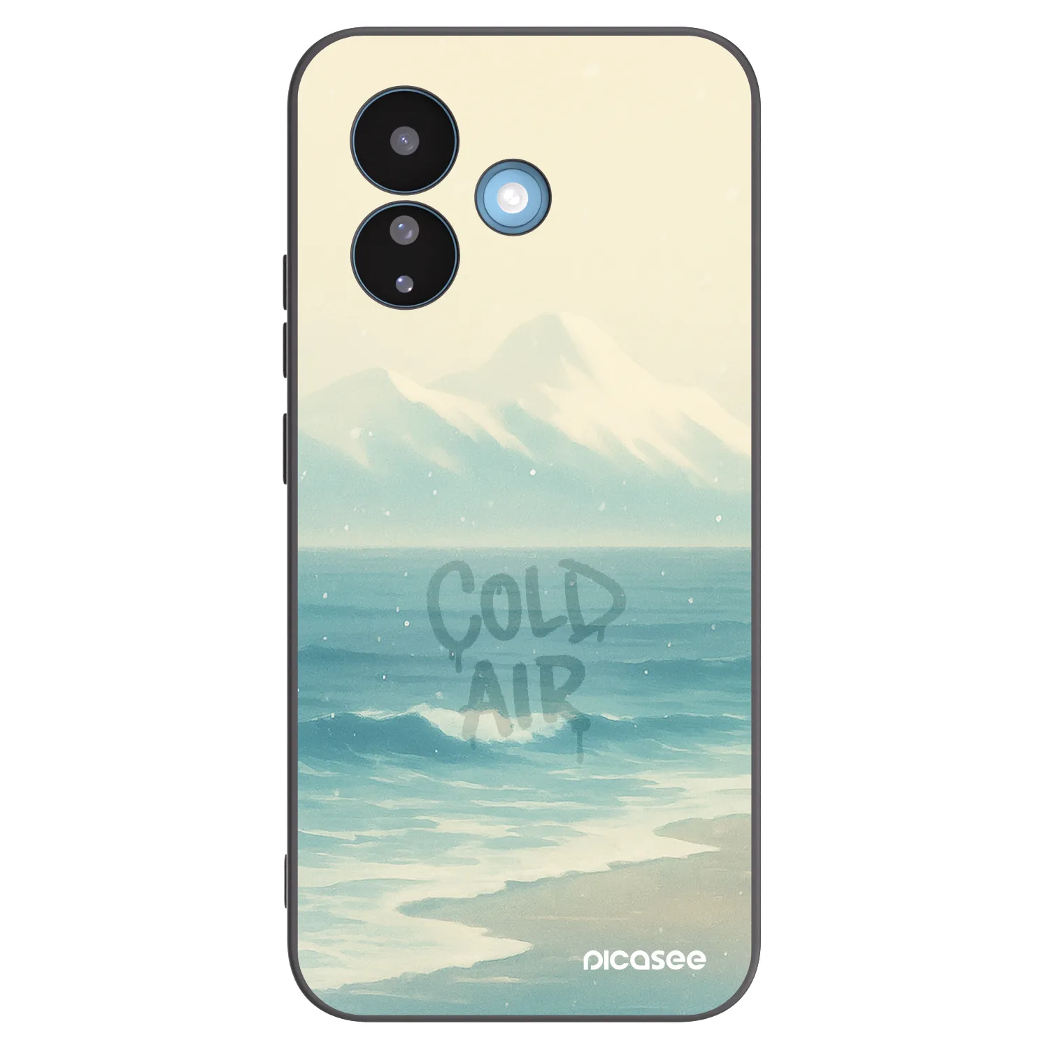 Picasee Μαύρη θήκη σιλικόνης για Xiaomi Redmi Note 17 Pro 5G - COLD AIR