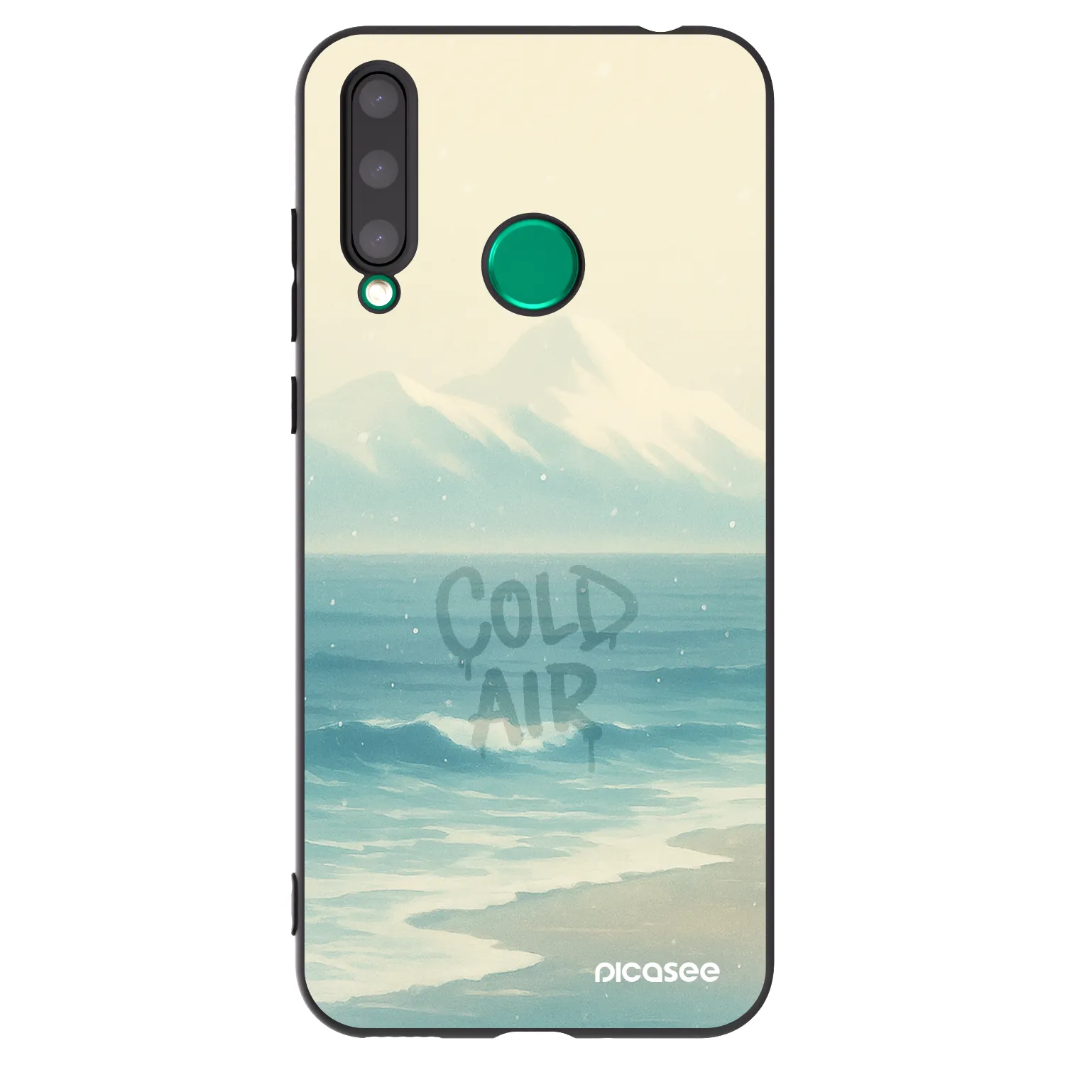 Picasee Μαύρη θήκη σιλικόνης για Honor 20 Lite - COLD AIR