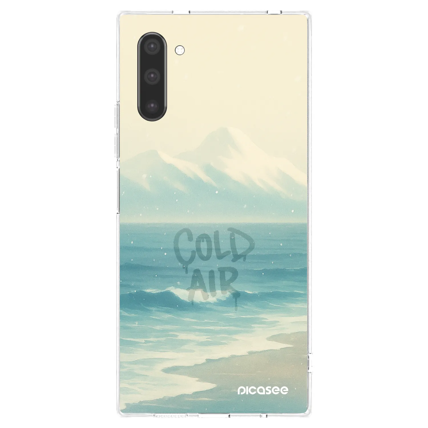 Picasee διαφανής θήκη σιλικόνης Samsung Galaxy Note 10 N970F - COLD AIR