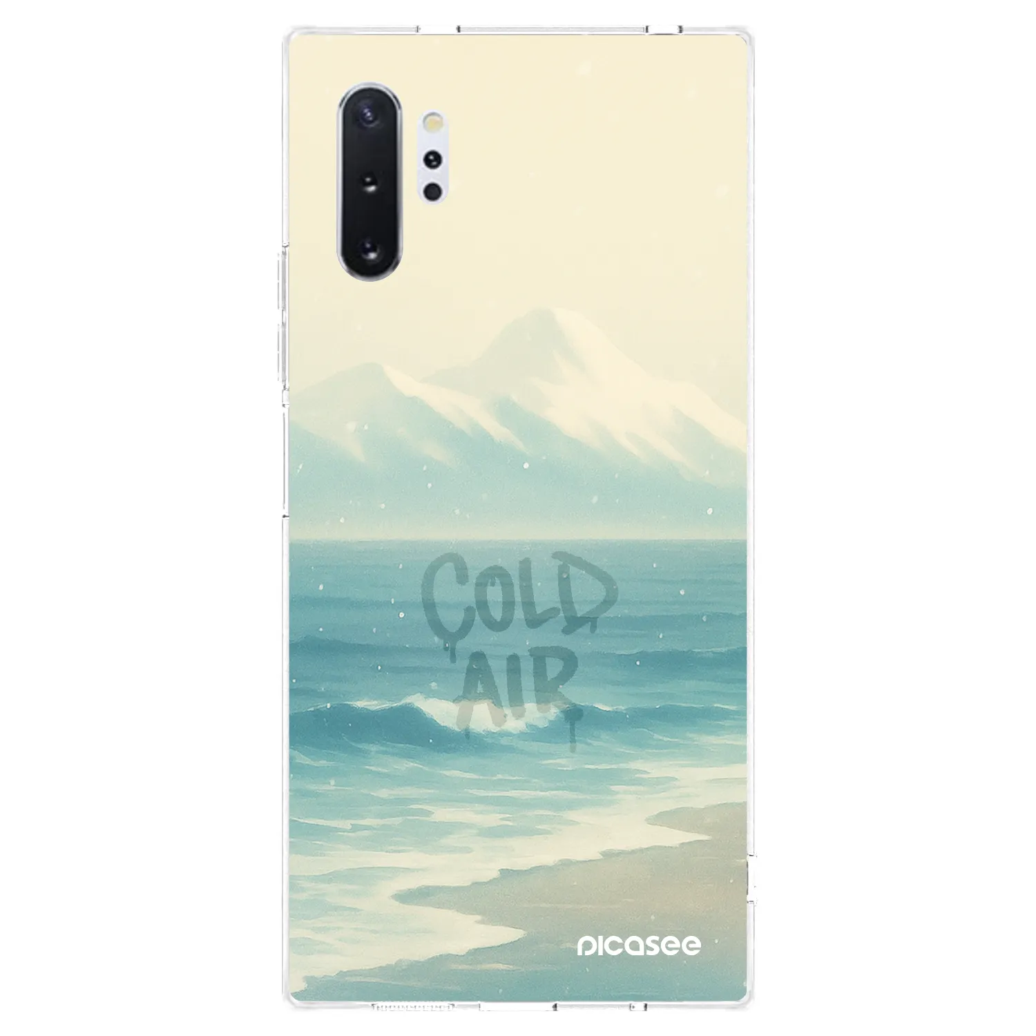 Picasee διαφανής θήκη σιλικόνης Samsung Galaxy Note 10+ N975F - COLD AIR
