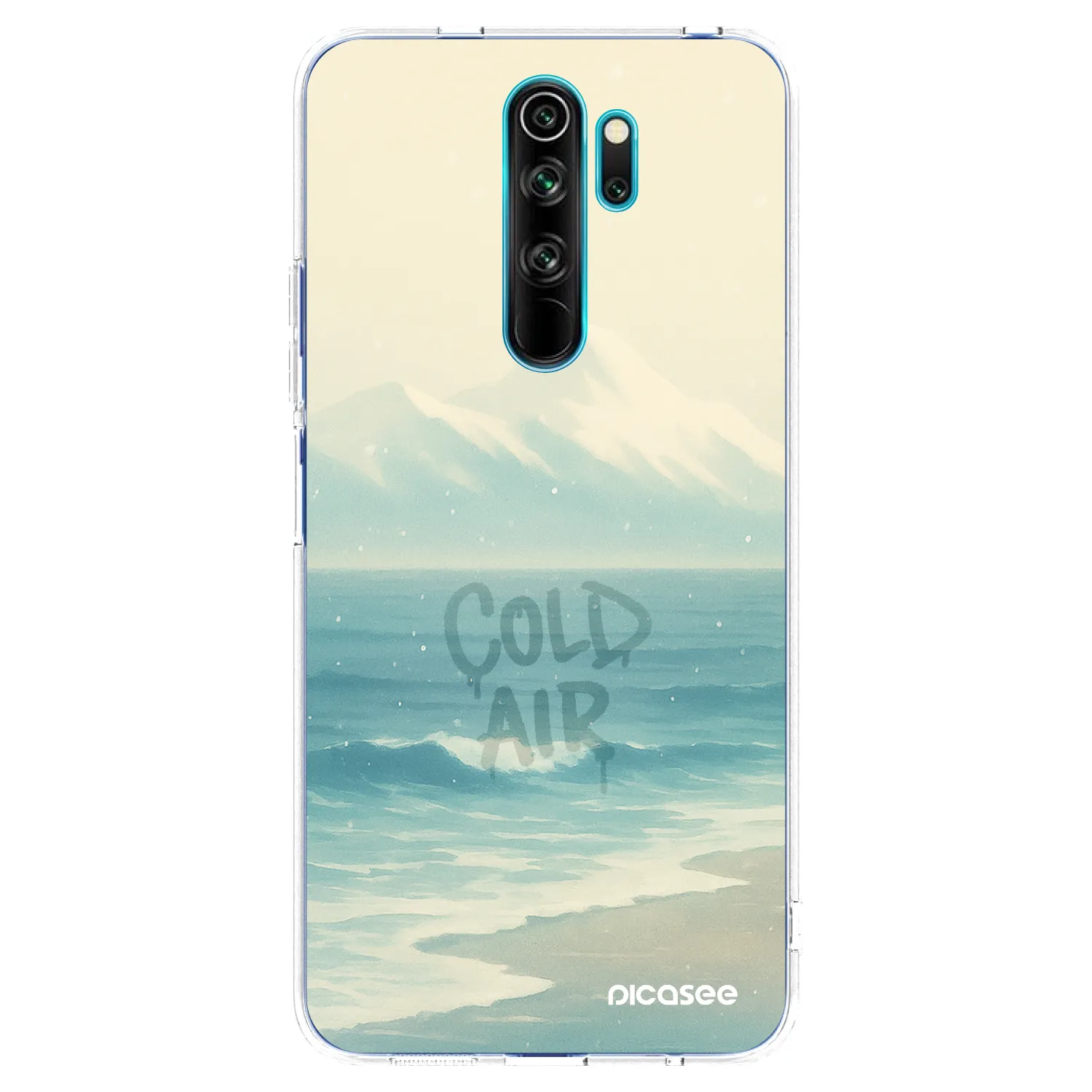 Picasee διαφανής θήκη σιλικόνης Xiaomi Redmi Note 8 Pro - COLD AIR