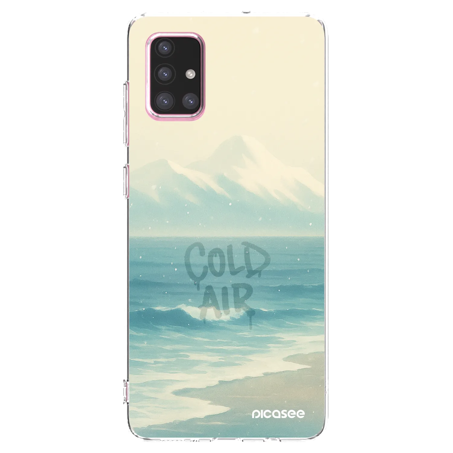 Picasee διαφανής θήκη σιλικόνης Samsung Galaxy A71 A715F - COLD AIR
