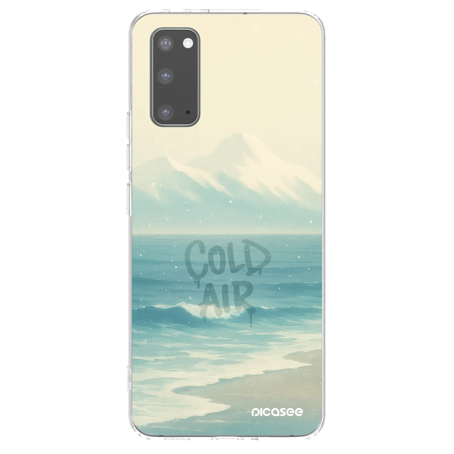 Picasee διαφανής θήκη σιλικόνης Samsung Galaxy S20 G980F - COLD AIR