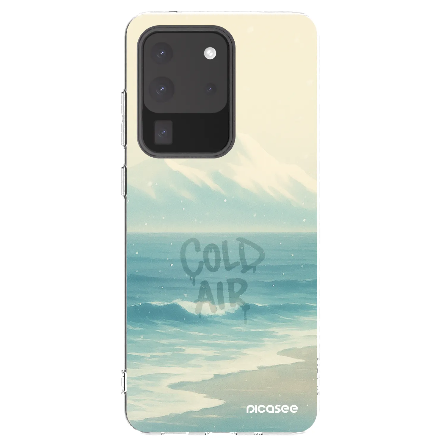Picasee διαφανής θήκη σιλικόνης Samsung Galaxy S20 Ultra 5G G988F - COLD AIR