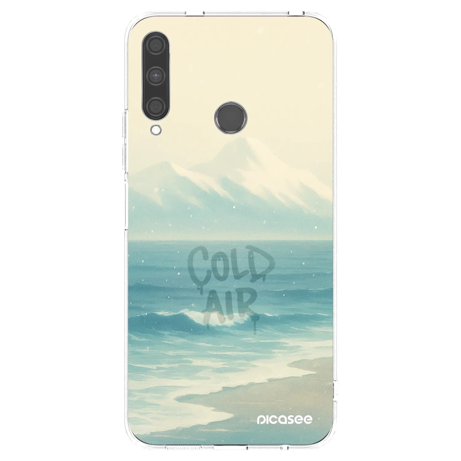 Picasee διαφανής θήκη σιλικόνης Huawei P40 Lite E - COLD AIR