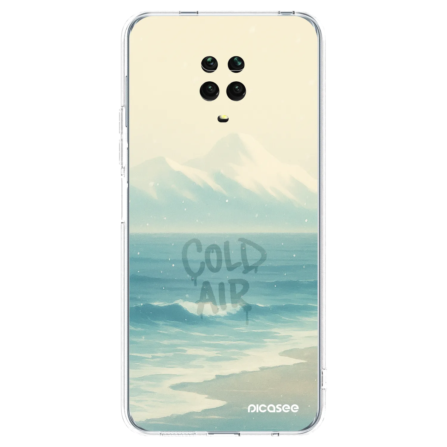 Picasee διαφανής θήκη σιλικόνης Xiaomi Redmi Note 9S - COLD AIR