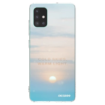 Picasee διαφανής θήκη σιλικόνης Samsung Galaxy M51 M515F - COLD SKIES
