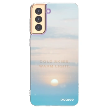 Picasee διαφανής θήκη σιλικόνης Samsung Galaxy S21+ 5G G996F - COLD SKIES