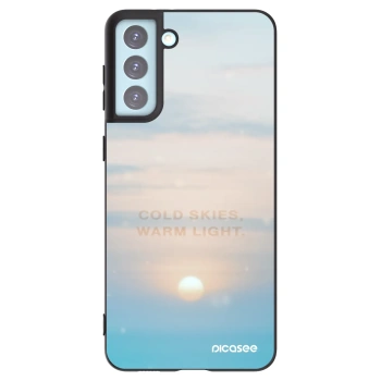 Picasee Μαύρη θήκη σιλικόνης για Samsung Galaxy S21+ 5G G996F - COLD SKIES