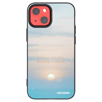 Picasee Μαύρη θήκη σιλικόνης για Apple iPhone 13 mini - COLD SKIES