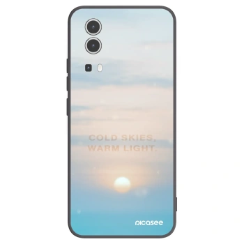 Picasee Μαύρη θήκη σιλικόνης για Vivo Y72 5G - COLD SKIES