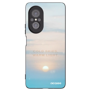 Picasee Μαύρη θήκη σιλικόνης για Huawei Nova 9 SE - COLD SKIES