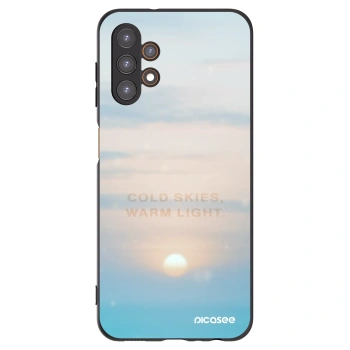 Picasee Μαύρη θήκη σιλικόνης για Samsung Galaxy A13 4G A135 - COLD SKIES