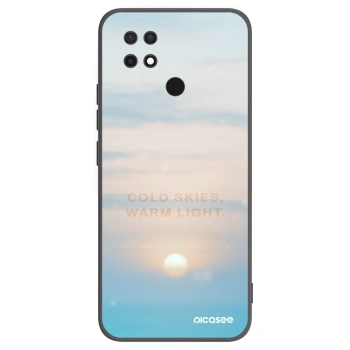 Picasee Μαύρη θήκη σιλικόνης για Xiaomi Redmi 10C - COLD SKIES