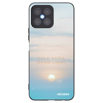 Picasee Μαύρη θήκη σιλικόνης για Honor X8 4G - COLD SKIES