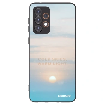 Picasee Μαύρη θήκη σιλικόνης για Samsung Galaxy A33 5G A336 - COLD SKIES