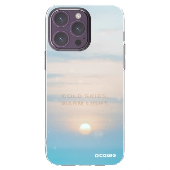 Picasee διαφανής θήκη σιλικόνης Apple iPhone 14 Pro Max - COLD SKIES