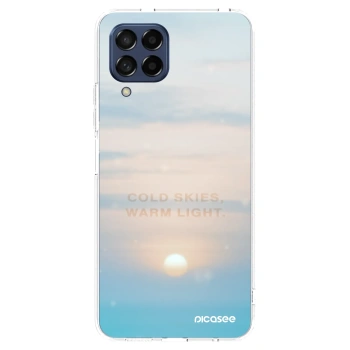 Picasee διαφανής θήκη σιλικόνης Samsung Galaxy M53 5G - COLD SKIES